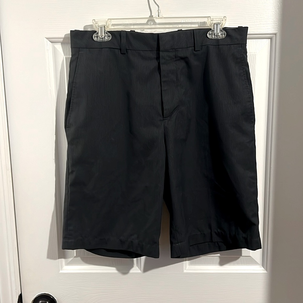 Walter Hagen Navy Striped Golf Shorts